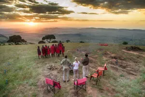 Atardeceres en el Serengeti.