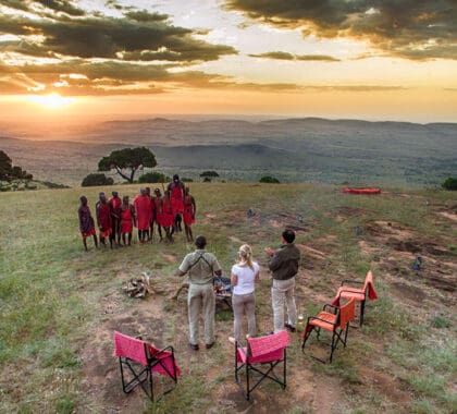 Atardeceres en el Serengeti.