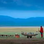 andBeyond Lake Manyara Tree Lodge Parada para beber.
