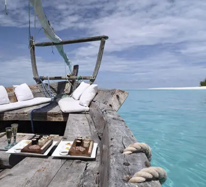 Un crucero tradicional en dhow.