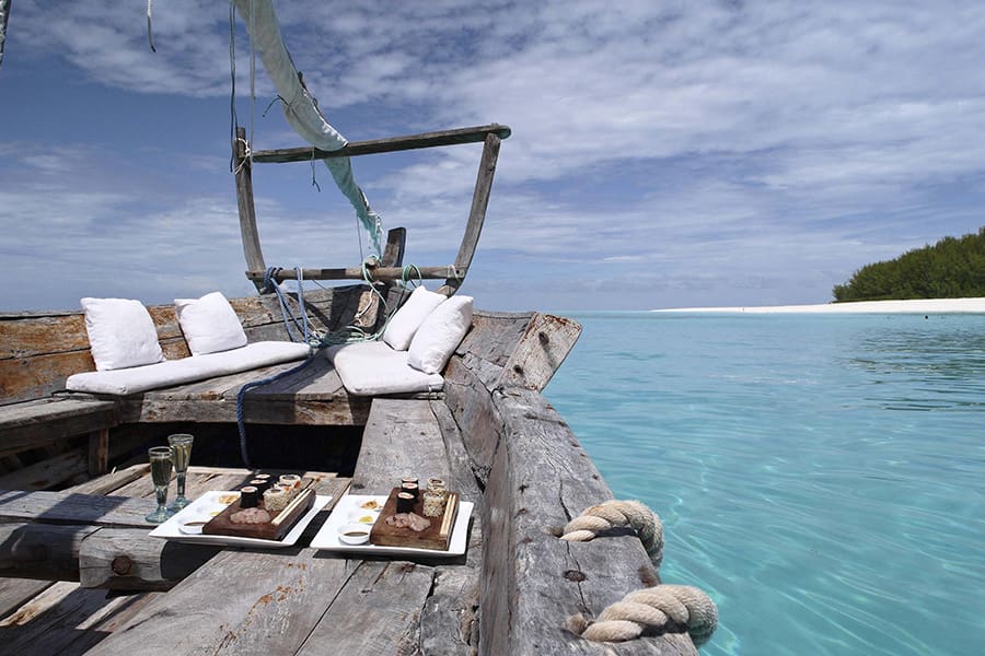 Un crucero tradicional en dhow.