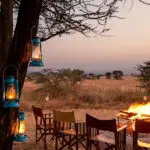 Soak up the sounds of the bush by a roaring fire.