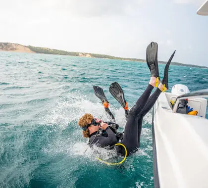 Go scuba diving in the marine reserve.