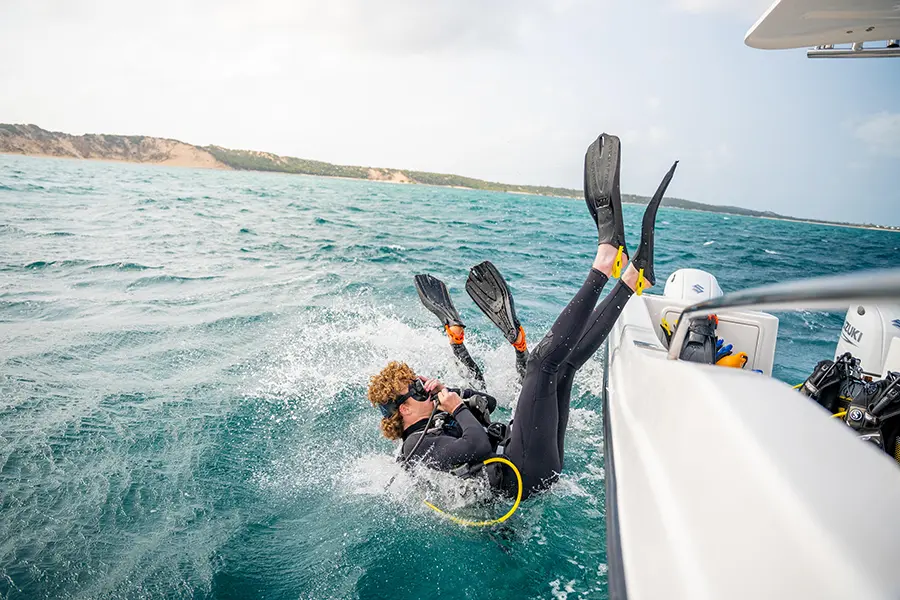 Go scuba diving in the marine reserve.