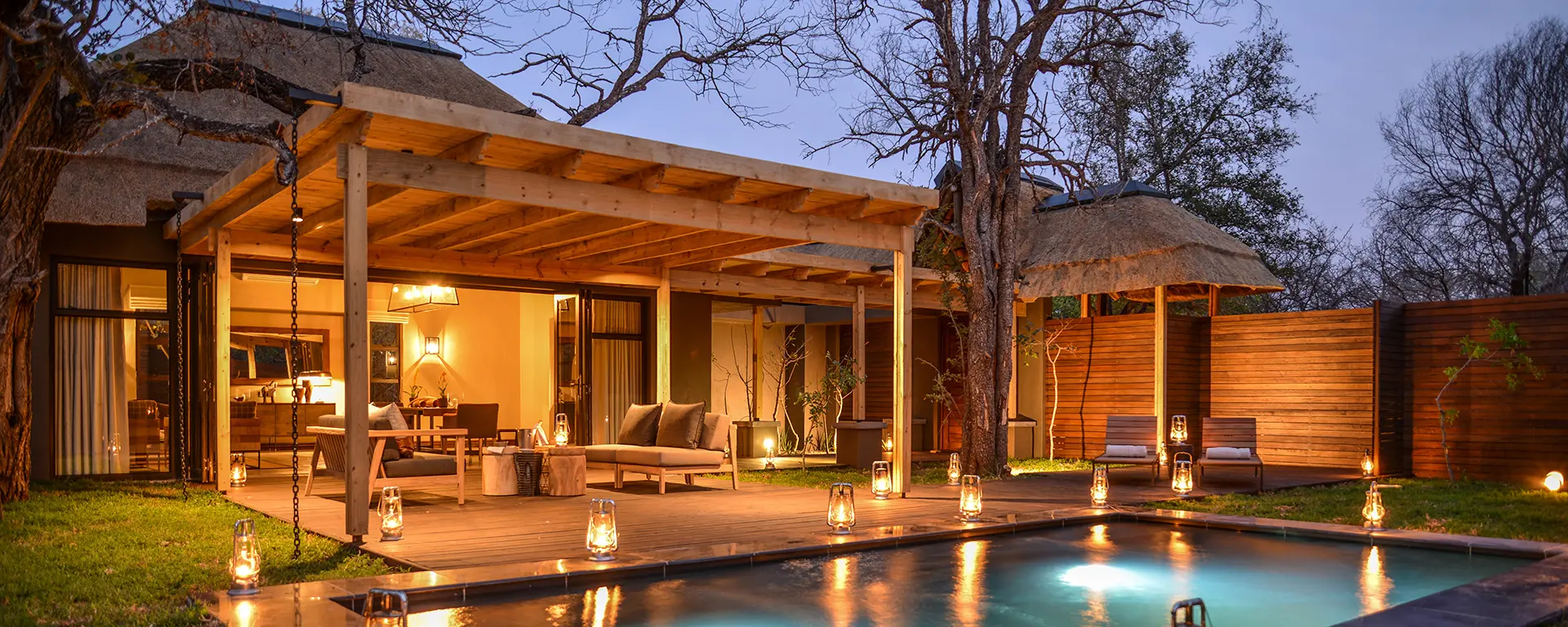 Pancarta de LionSandsTingaLodge