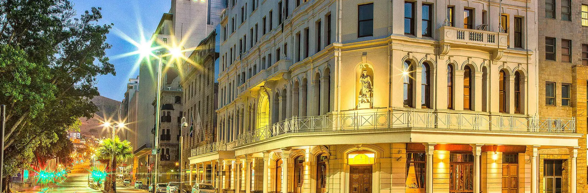 Pancarta de Taj Cape Town