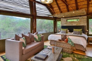 Dormitorio en Bayethe.