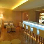 Grab a drink at the stylish bar.
