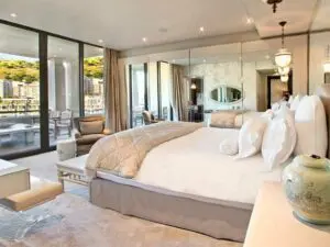 Room 2 is a romantic escape, with its own private terrace and city views.
