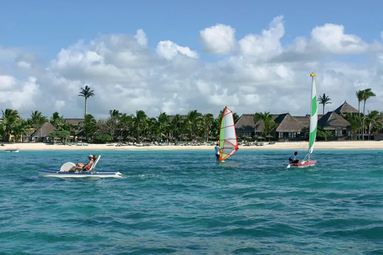 Enjoy the water activities on offer.