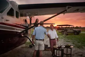 Fly-in safari.