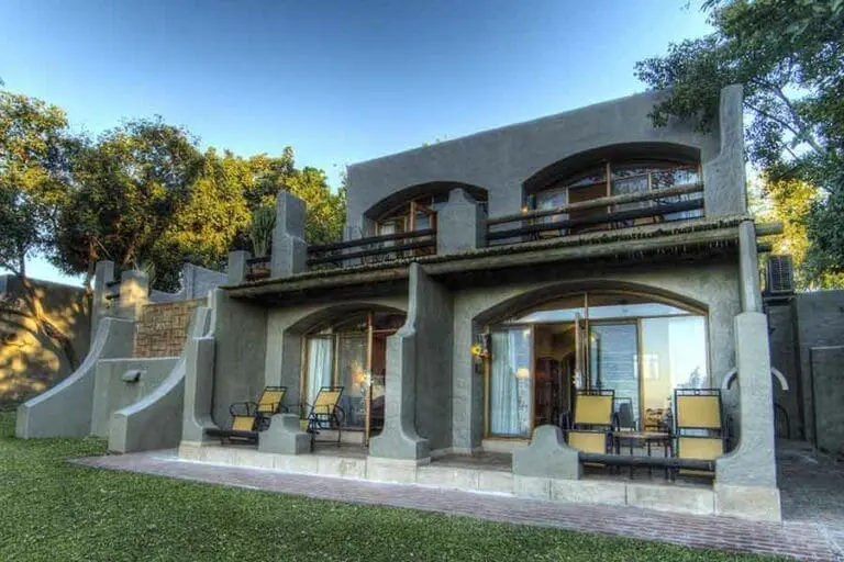 Exterior of Chobe Game Lodge.