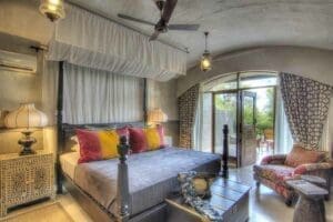 Habitación estándar en el Chobe Game Lodge.