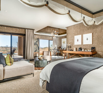 Interior of your luxury suite.