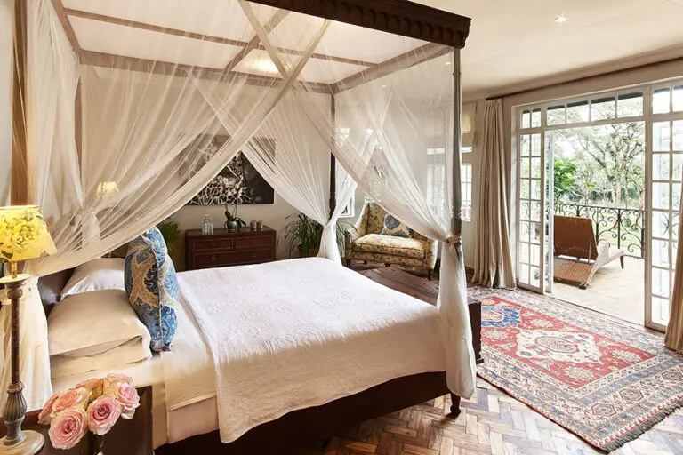 View from Karen Blixen bedroom suite.