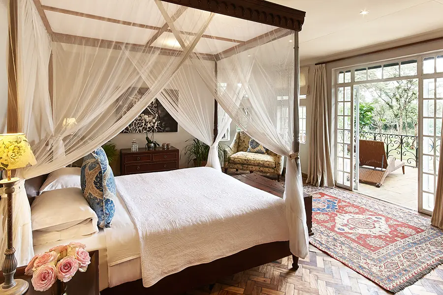 Vista desde el dormitorio de Karen Blixen.