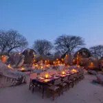 Outdoor dining at Jabali