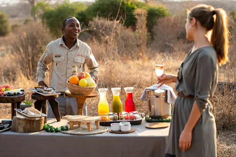 the bush bar at Jabali Rideg.