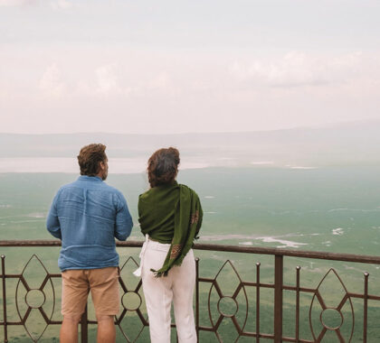 Gibb's Farm is on the outer slopes of the Ngorongoro Crater overlooking the Great Rift Valley.