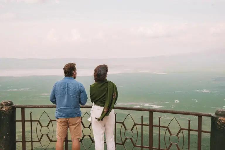 Gibb's Farm is on the outer slopes of the Ngorongoro Crater overlooking the Great Rift Valley.