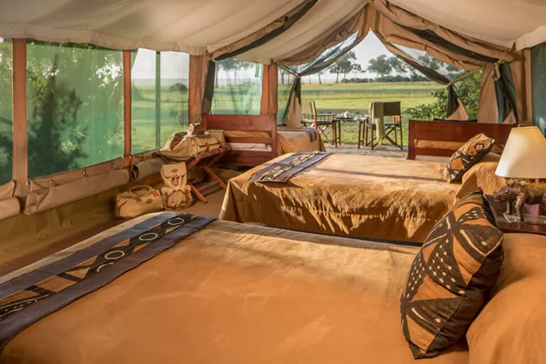 Governors' Camp interior.