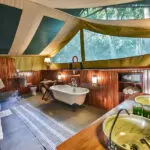 En suite bathrooms.