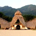 This secluded sanctuary is set on a remote beach on the edge of Lake Tanganyika.
