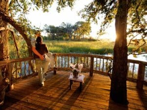 Celebrate your incredible African journey with a loved one by enjoying some sparkling wine on a private viewing deck.
