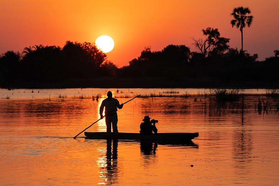 Safari en mokoro con Jao Camp en el delta del Okavango, Botsuana | Go2Africa