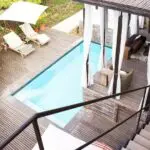Cape Town's hot summer afternoons are best spent next to the pool on a comfortable lounger.
