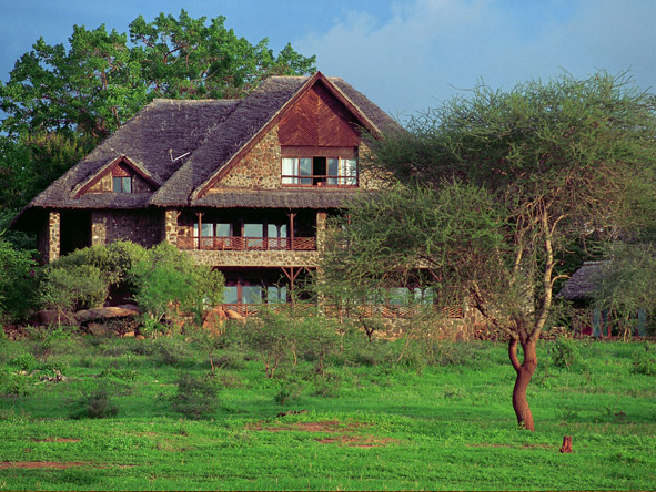 Explore Kenya's largest national park from the comfort of this stone-built lodge.
