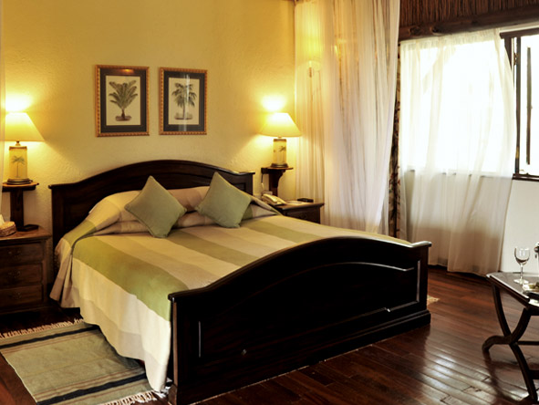 Rooms are comfortably furnished & offer all the amenities you'd expect from a modern safari lodge.
