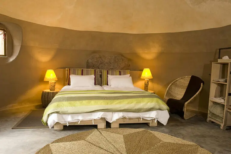 Room interior at Camp Kipwe.