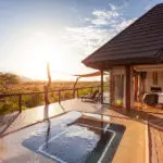 The Luxury Suite deck has a private plunge pool. 