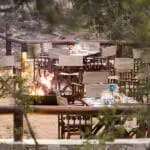 The dining deck.