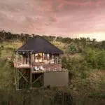 Suite de luna de miel en el Mhondoro Safari Lodge.