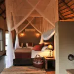 Air conditioning & mosquito nets ensure a good night's sleep at Ngoma Lodge.
