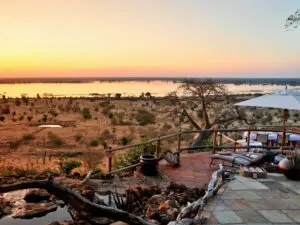 Overlooking the Chobe floodplains, super-secluded Ngoma Lodge is perfect for honeymooners.
