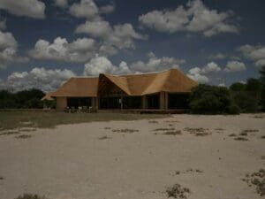 El campamento está situado en el Parque Nacional de Nxai