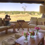 Ol Pejeta Bush Camp cuenta con una zona de tiendas principal con lona enrollable para que pueda disfrutar sin interrupciones.