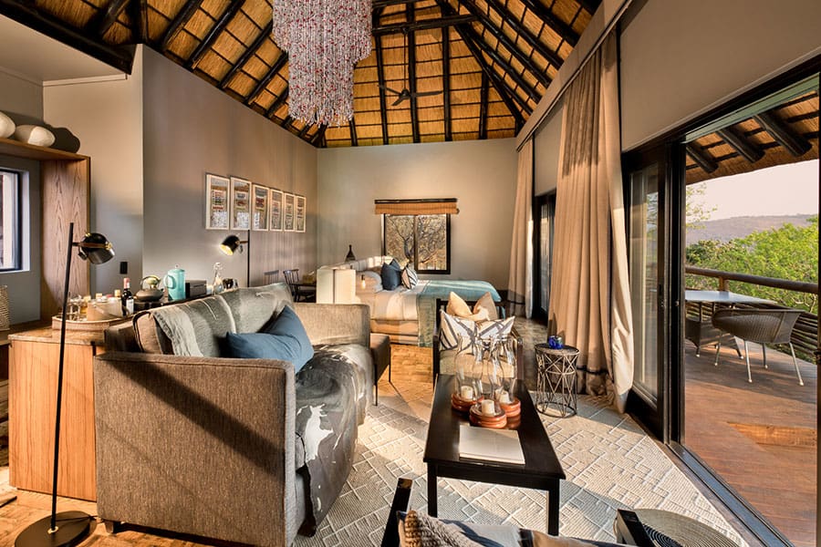 Suite - sala de estar.