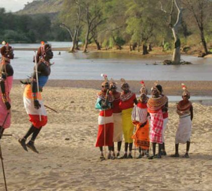 Samburu traditional dancing.