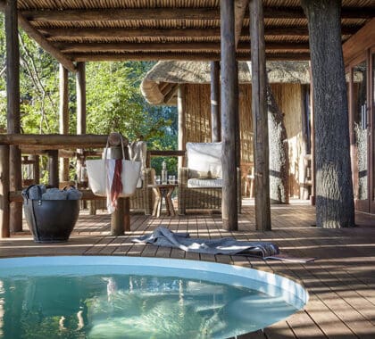 Las suites tienen piscina privada.