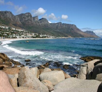 The vibrant camps bay beach is just a few minutes away.