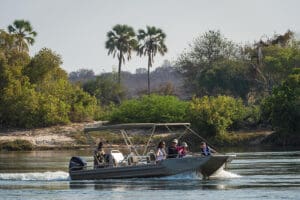 Boat cruises at Toka Leya Camp provide a fresh twist on game viewing.