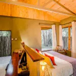 Spacious bedroom suite.