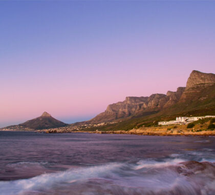 Looking west over the mercurial Atlantic Ocean, The 12 Apostles Hotel has a reputation for stunning sunsets.
