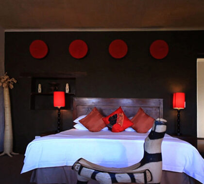 Each bedroom is individually decorated and furnished with local-made artwork and decor.

