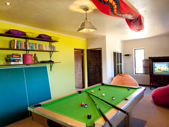 Young guests and the young-at-heart can stay entertained in the games room.
