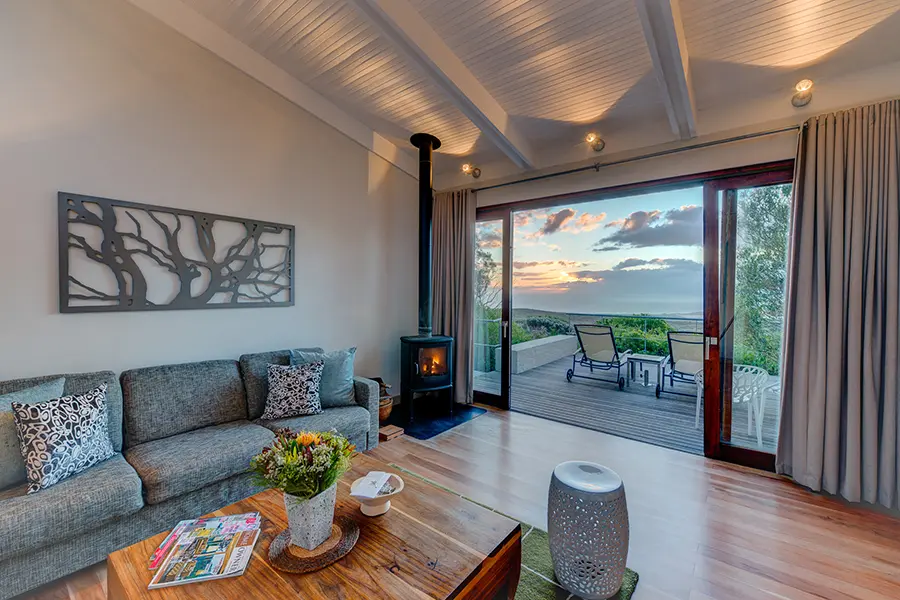 Las suites Forest Lodge ofrecen elegantes zonas de estar.
